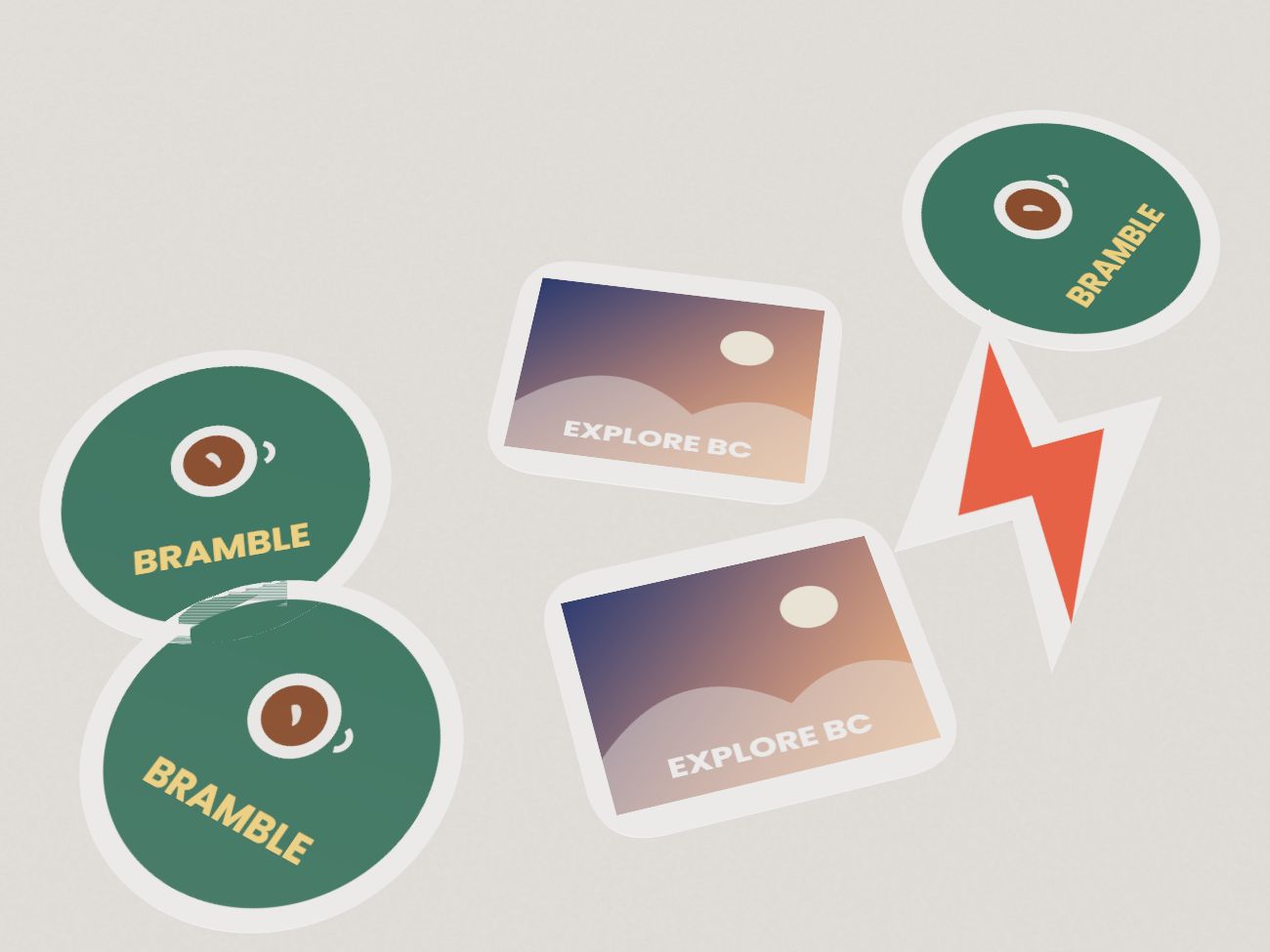Custom die-cut stickers