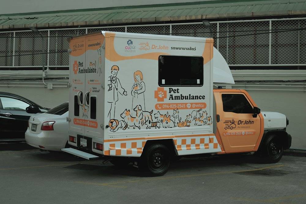Fully wrapped service truck